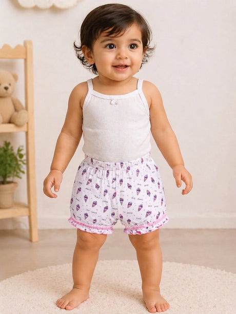 Girls Bloomer Attach Elastic Pack of 3