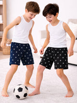 Boys Shorts for Everyday Comfort, Casual Wear, Easy Movement and Kids Wardrobe Essentials - Pack of 2