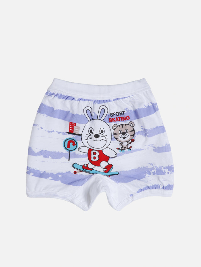 Unisex 100% Cotton Bloomer with Lycra Band for Everyday Innerwear Comfort and Regular Use - Pack of 3