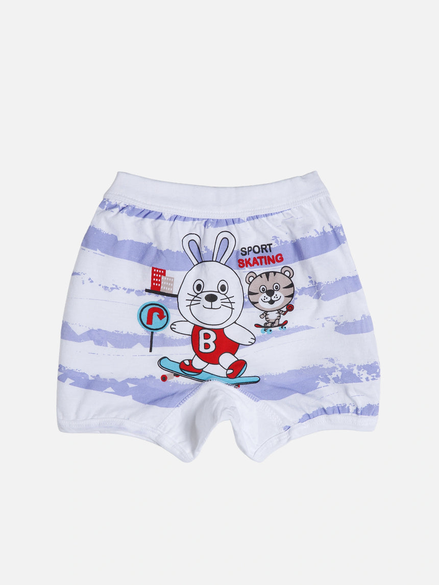 Unisex 100% Cotton Bloomer Lycra Band Pack of 3