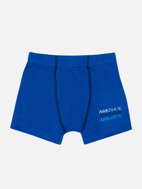 Boys 100% Cotton Trunk Inner Elastic Pack of 3 - Bodycare