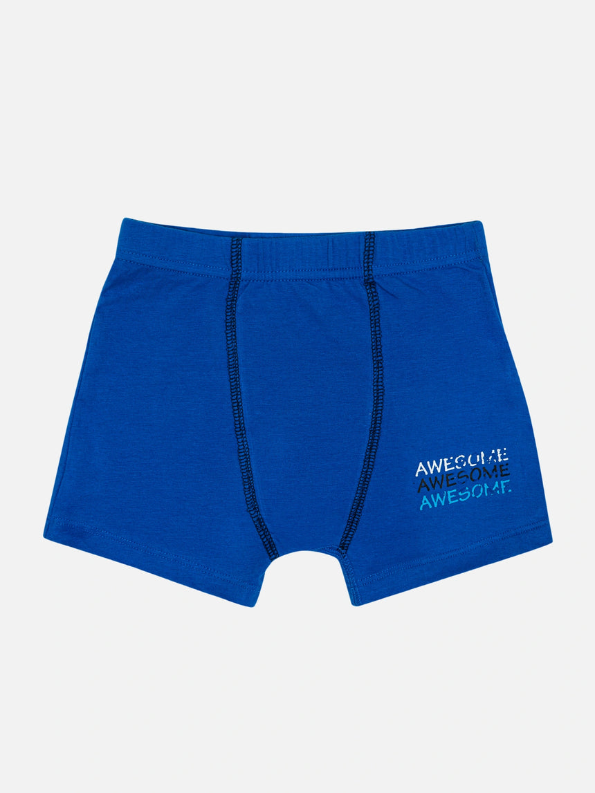 Boys 100% Cotton Trunk Inner Elastic Pack of 3 - Bodycare