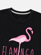 Girls Cotton Printed T-Shirt and Pajami Night Suit Set for Comfortable Sleepwear, Lounge Wear and Regular Nightwear Use