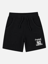 Boys Solid Shorts with Comfortable Pull-On Fit for Casual Wear, Lounge Wear and Easy Everyday Movement - Pack of 2