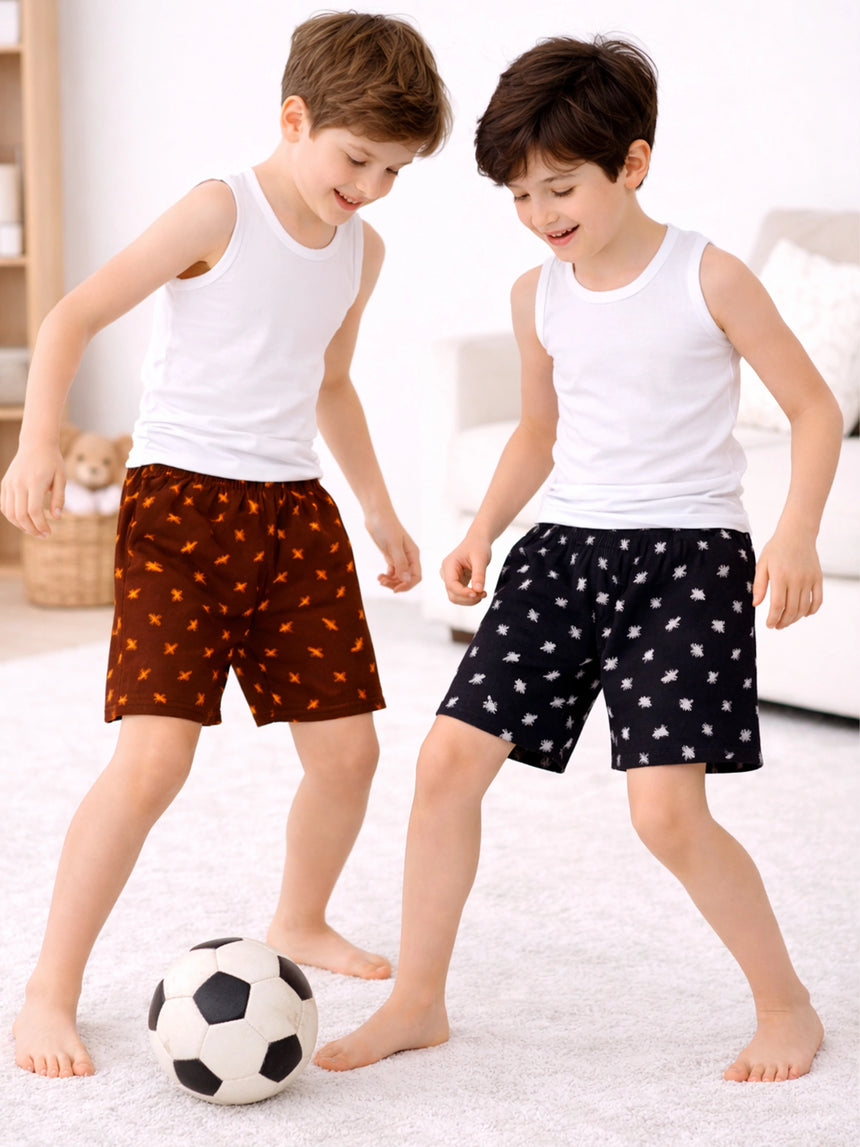 Boys Shorts Pack of 2