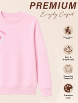 Girls Sweatshirt for Everyday Casual Wear, Warm Layering Comfort and Practical Wardrobe Essentials for Daily Use