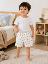 Baby Shorts with Inner Elastic Waist for Comfortable Everyday Wear, Easy Movement and Regular Use - Pack of 3