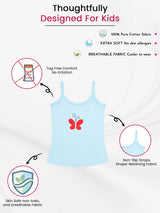 Baby Girls Minnie & Friends Innerwear Vest Camisole Sleeveless for Everyday Comfort, Easy Layering and Wardrobe Essentials - Pack of 4