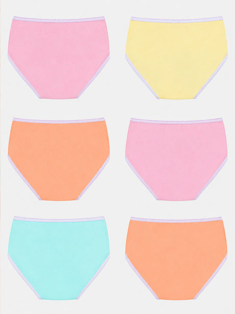 Baby Girls Panty Top Elastic Pack of 6
