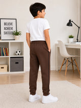Boys Cotton Track Pant with Regular Fit for Casual Wear, Active Movement and Everyday Lounge Comfort