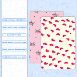 All Over Print Fitted Cot Sheet Pack of 2 - Bodycare