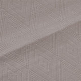 BodyComfy 100% Cotton Hosiery King-Size Fitted Bedcover – Layered Diamond Geometric Pattern