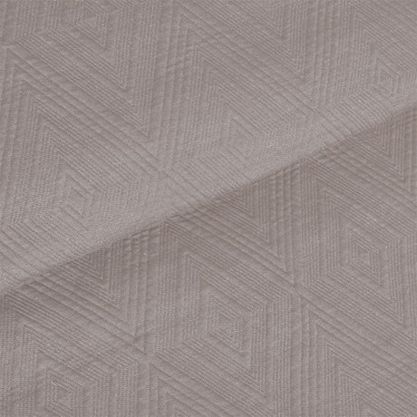 BodyComfy 100% Cotton Hosiery King-Size Fitted Bedcover – Layered Diamond Geometric Pattern