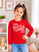 Girls Round Neck Full Sleeve T-Shirt for Casual Wear, Comfortable Coverage and Regular Wardrobe Use - Pack of 1