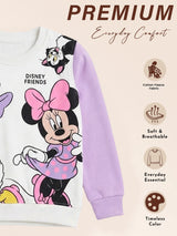 Girls 3 Thread Fleece Sweatshirt with Full Sleeves for Warm Casual Wear, Lounge Comfort and Everyday Use