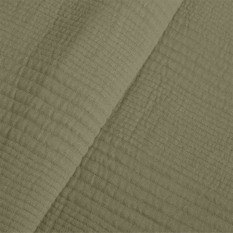 BodyComfy 100% Cotton Hosiery King-Size Fitted Bedcover – Minimalist Grid Texture Pattern