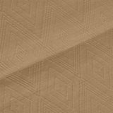 BodyComfy 100% Cotton Hosiery King-Size Fitted Bedcover – Layered Diamond Geometric Pattern