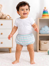 Girls 100% Cotton Bloomer with Breathable Comfort Fit and Tagless Innerwear Feel for Everyday Use - Pack of 3