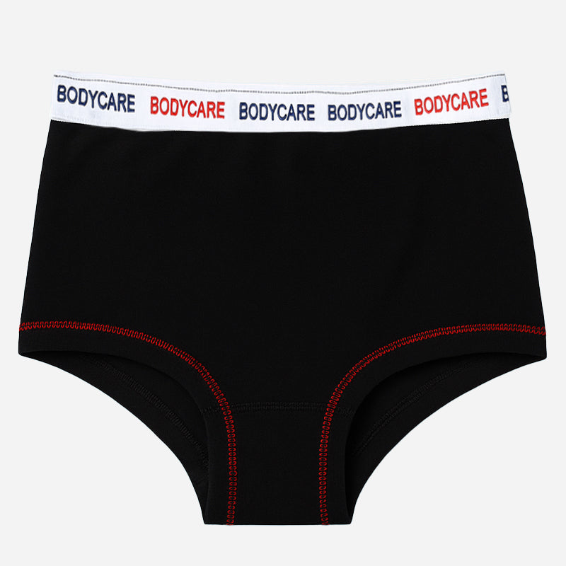 BODYCARE Girl's Premium Cotton Boyshorts Pack of 4 (Color & Print May Vary)