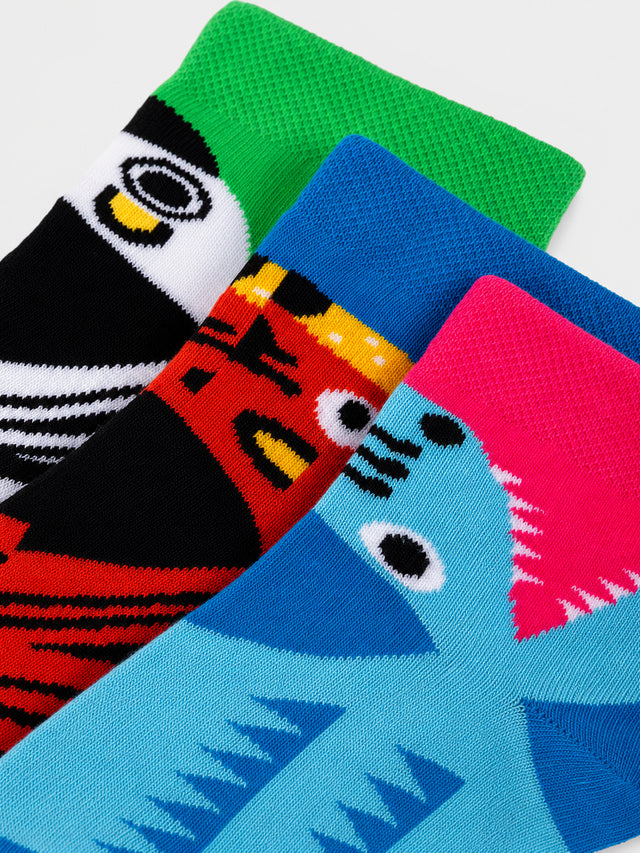 Unisex Antibacterial Super Soft Socks for Regular Wear, Everyday Comfort and Practical Multipack Use - Pack of 3