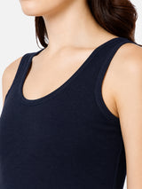 Women Sleeveless Thermal Top with Round Neck, Fur Fleece Inside Warmth and Winter Innerwear Comfort - Pack of 1