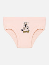 Baby Girls Solid Panty with Inner Elastic Waistband for Comfortable Everyday Innerwear Essentials - Pack of 6