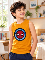Boys Graphic Print T-Shirt with Round Neck Half Sleeves for Playtime, Casual Wear, Regular Use and Everyday Comfort
