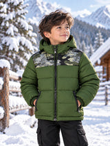 Boys Hooded Full Sleeves Jacket with Comfortable Outerwear Styling, Easy Movement and Regular Use Comfort