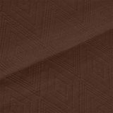 BodyComfy 100% Cotton Hosiery King-Size Fitted Bedcover – Layered Diamond Geometric Pattern