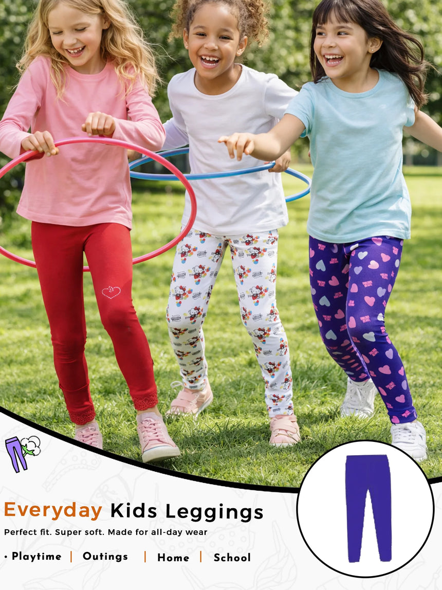 Girls Leggings Pack of 2