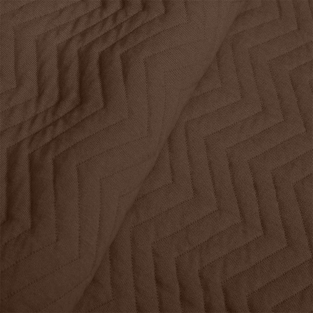 King Size Cotton Jersey Bedcover Chevron Pink - Bodycare