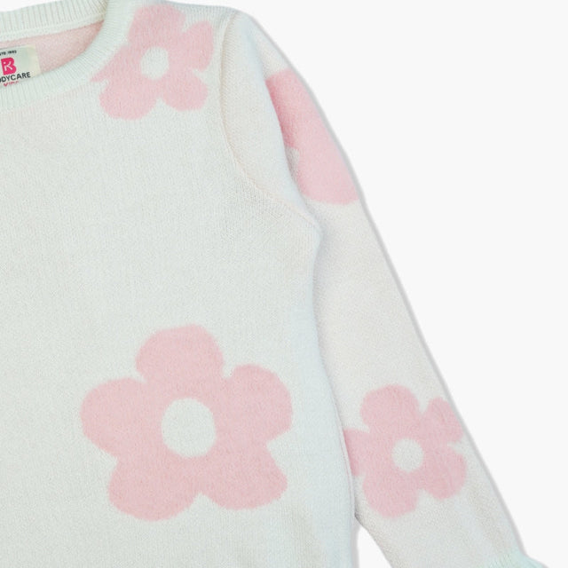 Girls Sweater Round Neck Full Sleeves - Bodycare