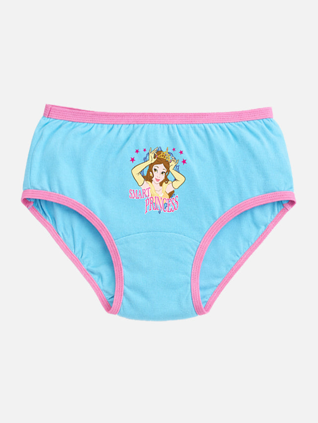 Girls Innerwear Panty Top Elastic Printed for Everyday Comfort, Easy Fit and Innerwear Essentials - Pack of 3