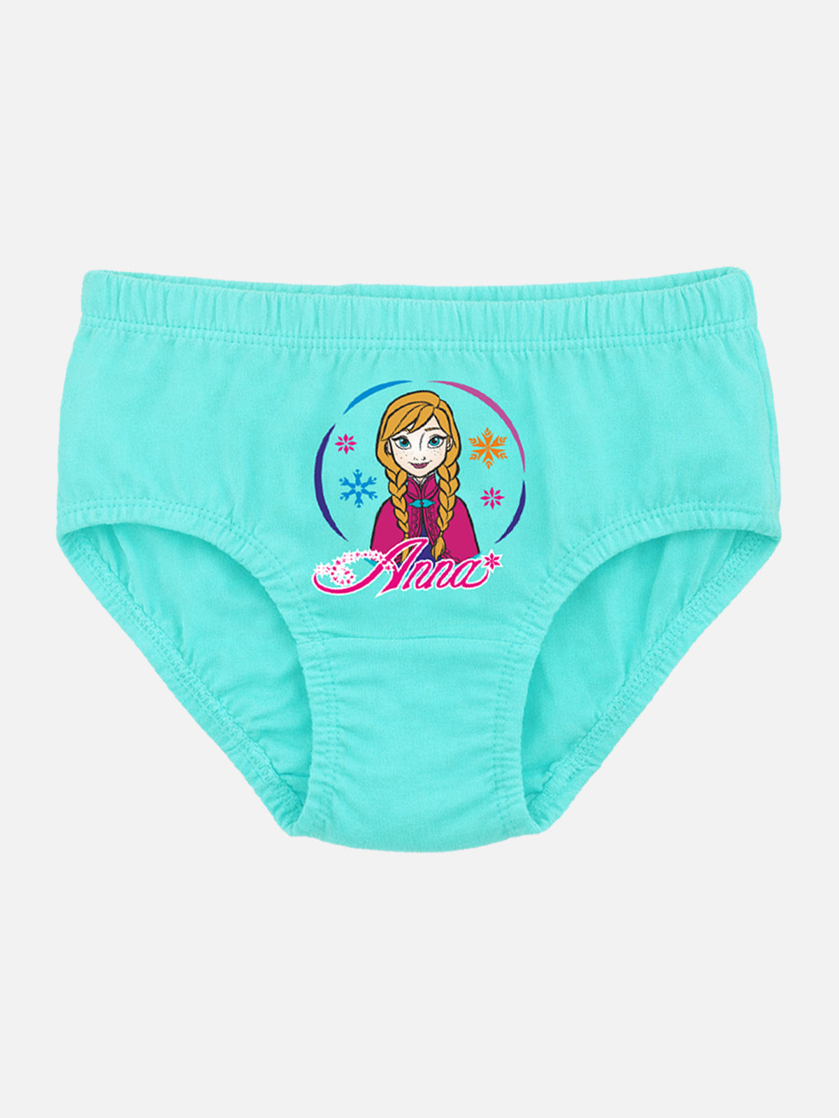Girls Frozen Panty Inner Elastic Underwear with Character-Inspired Style for Comfortable Daily Innerwear Use - Pack of 5
