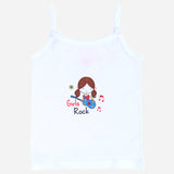 Girls Vest Dori Neck Sleeveless Pack of 4 - Bodycare