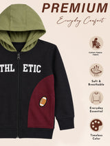 Boys 3 Thread Fleece Sweatshirt for Winter Wear, Warm Comfort, Easy Styling and Regular Wardrobe Use
