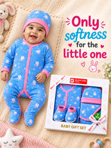 Baby Gift Set for Everyday Baby Care, Coordinated Essentials, Gentle Use and Practical Wardrobe Pairing - Pack of 7