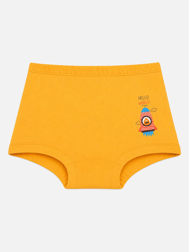 Baby Boys Trunk with Inner Elastic Waistband for Comfortable Everyday Innerwear Essentials and Regular Use - Pack of 6