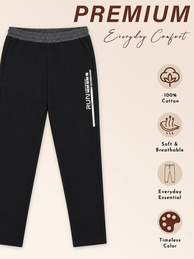 Men Cotton Track Pant with Slim Fit for Gym, Running, Workout, Lounge Wear and Casual Sports Use for Everyday Comfort