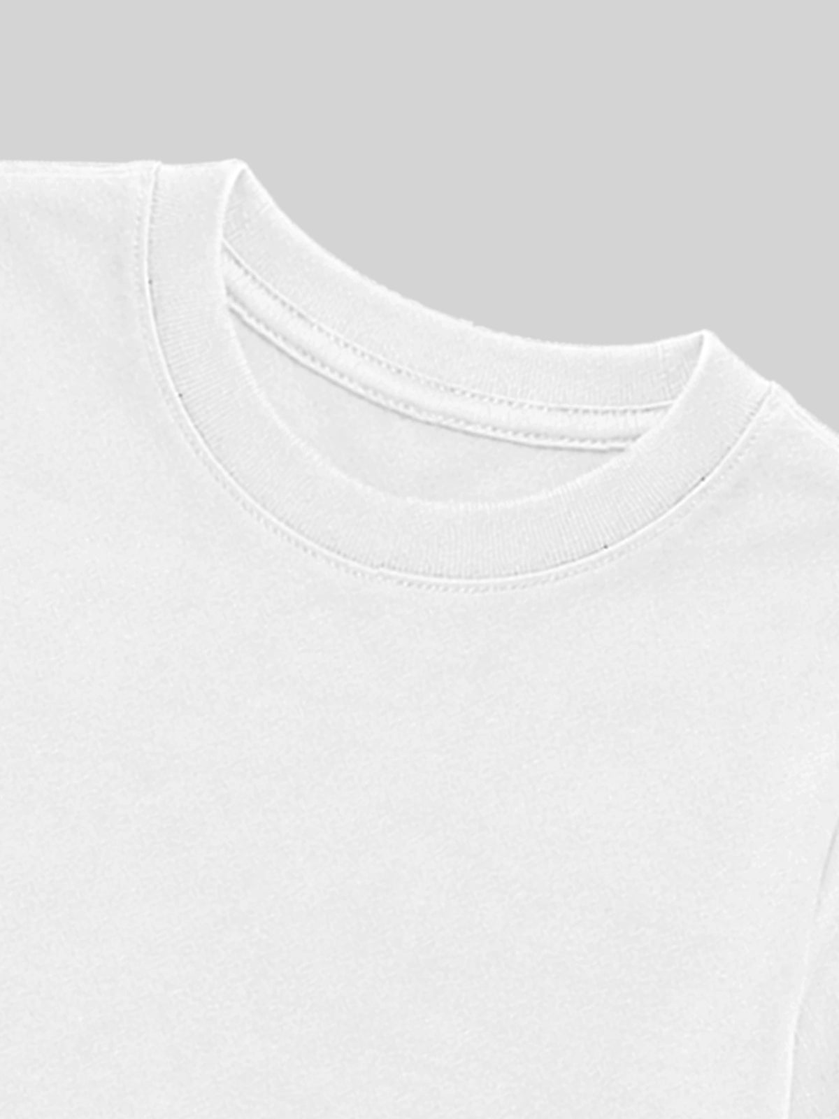 Baby Boys 100% Cotton Plain Round Neck Half Sleeve T-Shirt with Soft Breathable Regular Fit for Casual Wear - Pack of 2