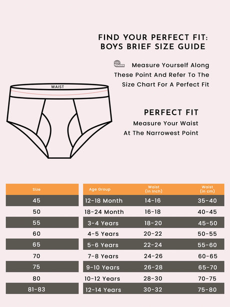 Boys Brief Inner Elastic Pack of 3