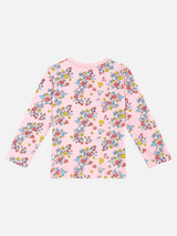 Baby Girls Cotton Interlock T-Shirt with Regular Fit and Soft Breathable Fabric for Everyday Casual Wear