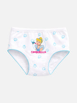 Girls Princess 100% Cotton Panty Character Print Underwear for Soft Comfort and Daily Innerwear Use - Pack of 3