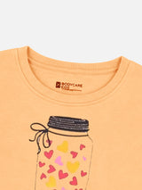 Baby Girls Round Neck Full Sleeve Sweatshirt for Everyday Casual Wear, Easy Comfort and Wardrobe Styling