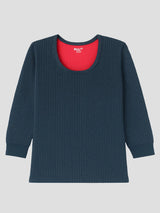 Unisex Full Sleeve Thermal Top with Round Neck Design for Warm Winter Wear and Comfortable Innerwear Use - Pack of 1