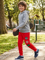 Boys French Terry Printed Track Pant with Regular Fit for Sports, Casual Wear, Lounge Comfort and Easy Movement