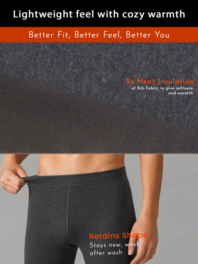 Boys Thermal Bottom for Winter Base Layering, Cold-Weather Comfort and Everyday Warm Innerwear Essentials - Pack of 1
