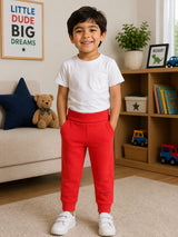 Baby Boys Cotton Track Pant for Everyday Comfort, Lounge Wear, Easy Movement and Casual Wardrobe Essentials - Pack of 1