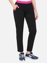 Women Cotton Track Pant with Side Pockets and Regular Fit Jogger Style for Active Casual Wear and Easy Movement