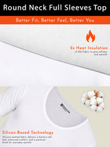 Men Round Neck Half Sleeves Thermal Top for Winter Base Layering, Cold-Weather Comfort and Everyday Warm Innerwear Essentials